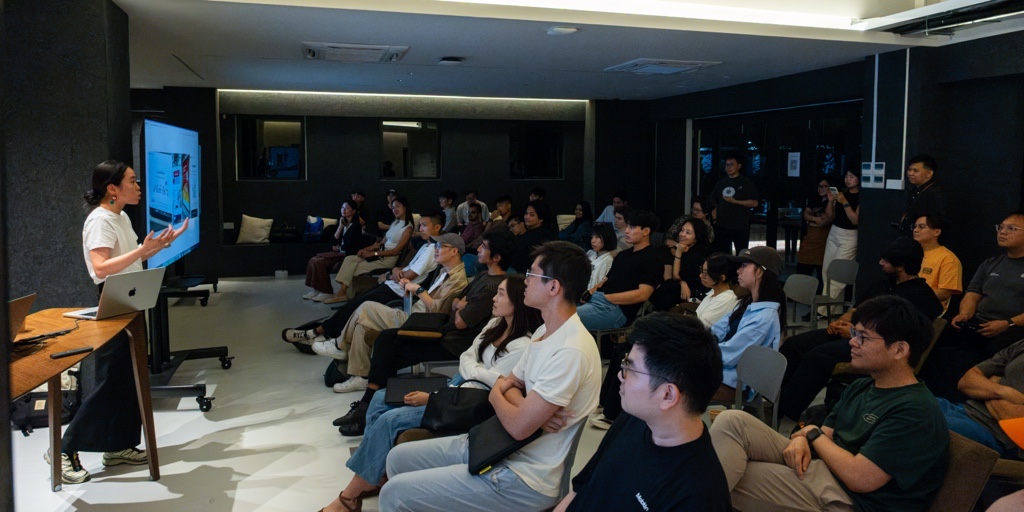 The room watching a demo
